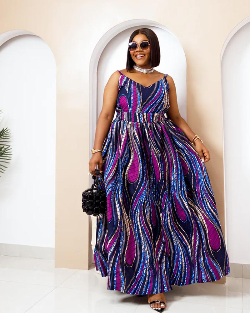 african maxi dress