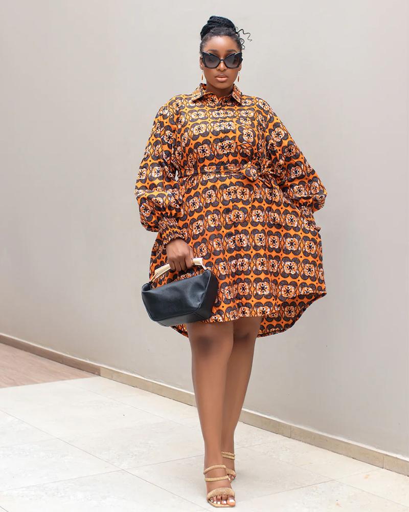 brown straight dress