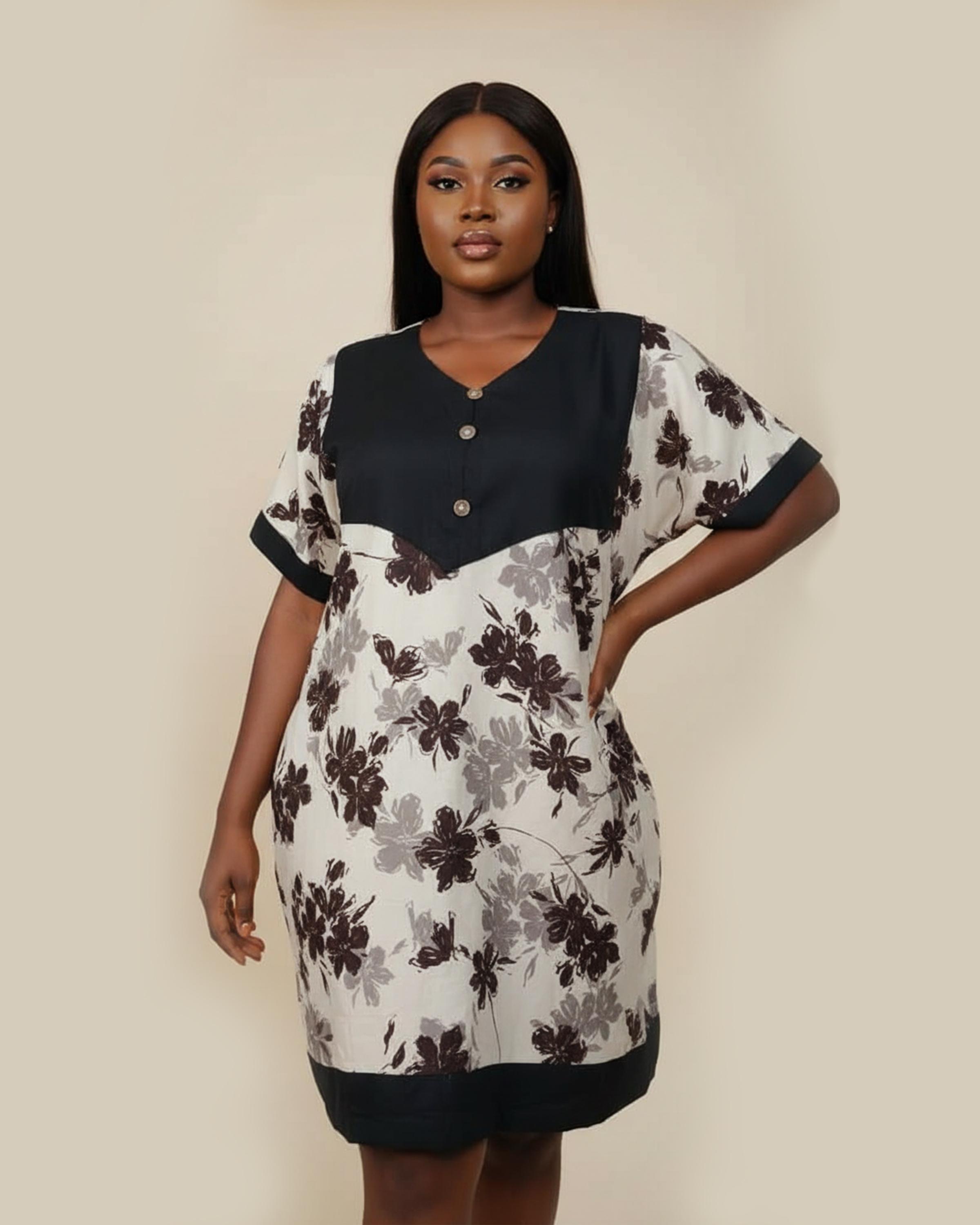 lady in boubou dress